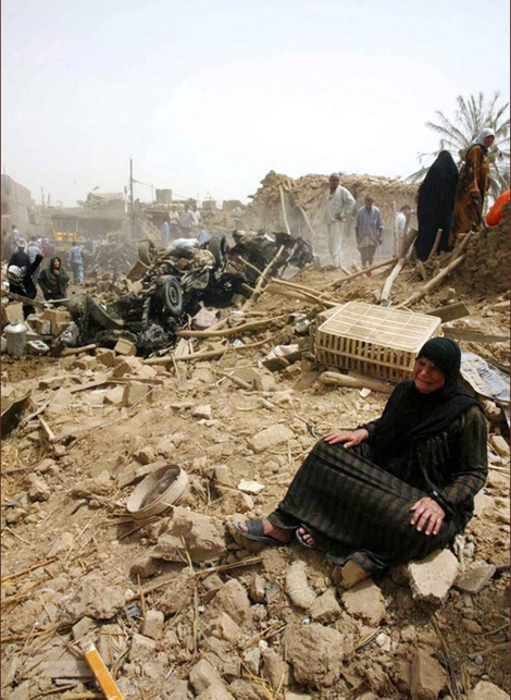 A scene that nearly makes the invasion of Iraq appear foolish.